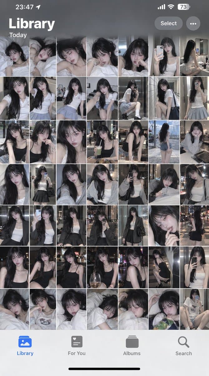 Her Portrait Album from Morning to Late Night