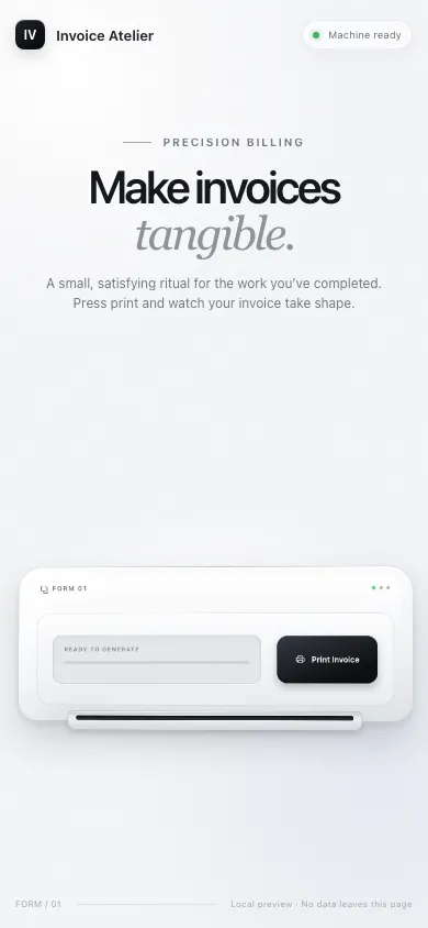 模型生成 UI 的手机截图