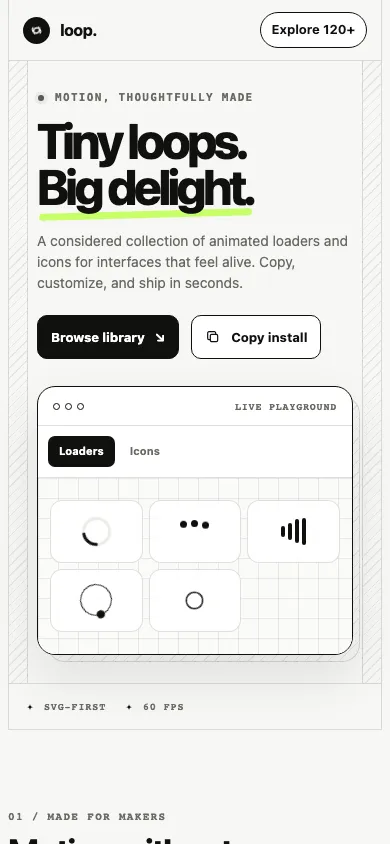 模型生成 UI 的手机截图
