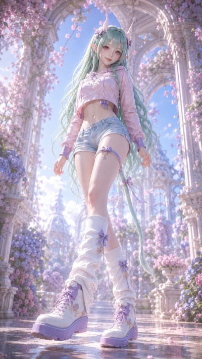 3D CG 东方奇幻少女肖像