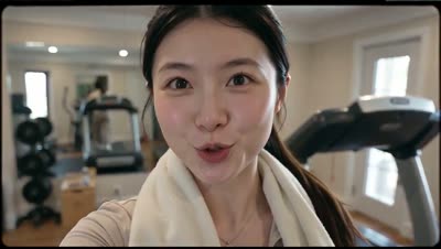 90 年代复古 VHS 健身 Vlog