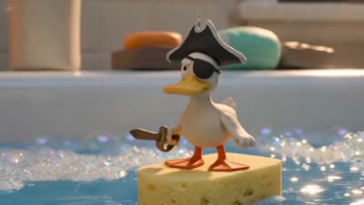 Clay-Style Pirate Duck Adventure
