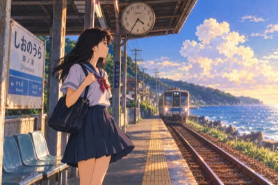 Retro Japanese Anime Film Aesthetic