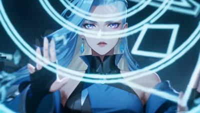 Dark Fantasy Anime Summoning Ritual