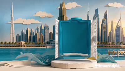 Tactile Papercut-Style Product Showcase