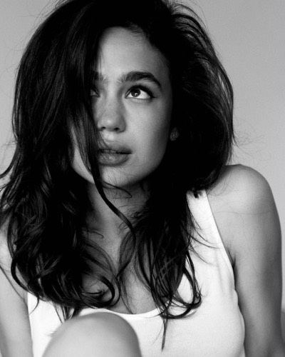 Black-and-White Fashion Editorial Portrait