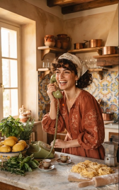 Italian Woman Lifestyle Editorial