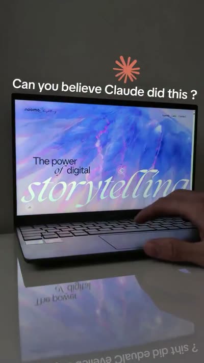 Claude 滚动叙事网站
