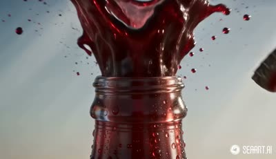 Retro Soda Ad Crimson Cola