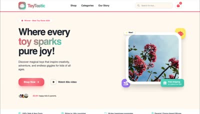 Grok 4.3 Cream-Colored E-Commerce Website