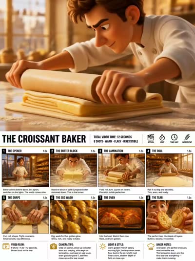Making a French Croissant