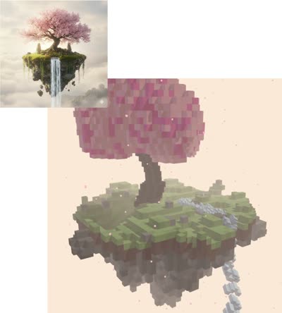 从一张图片生成 Three.js 体素艺术场景